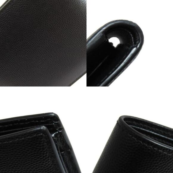 SAINT LAURENT Black Leather Wallet - Picture 9 of 11